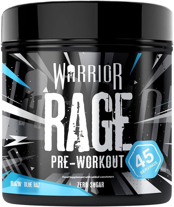 Warrior Rage - Pre-workout Powder - 392g - Energy Drink Supplement with Vitamin C
